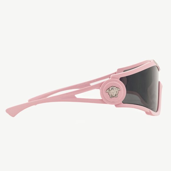 Versace SS/24 VE4475 Pink Medusa-Logo Shield Sunglasses - Picture 4 of 9
